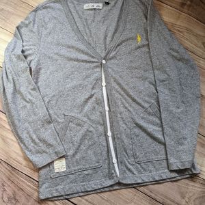 Five Four Mark McNairy men's large gray button-up cardigan excellent condition